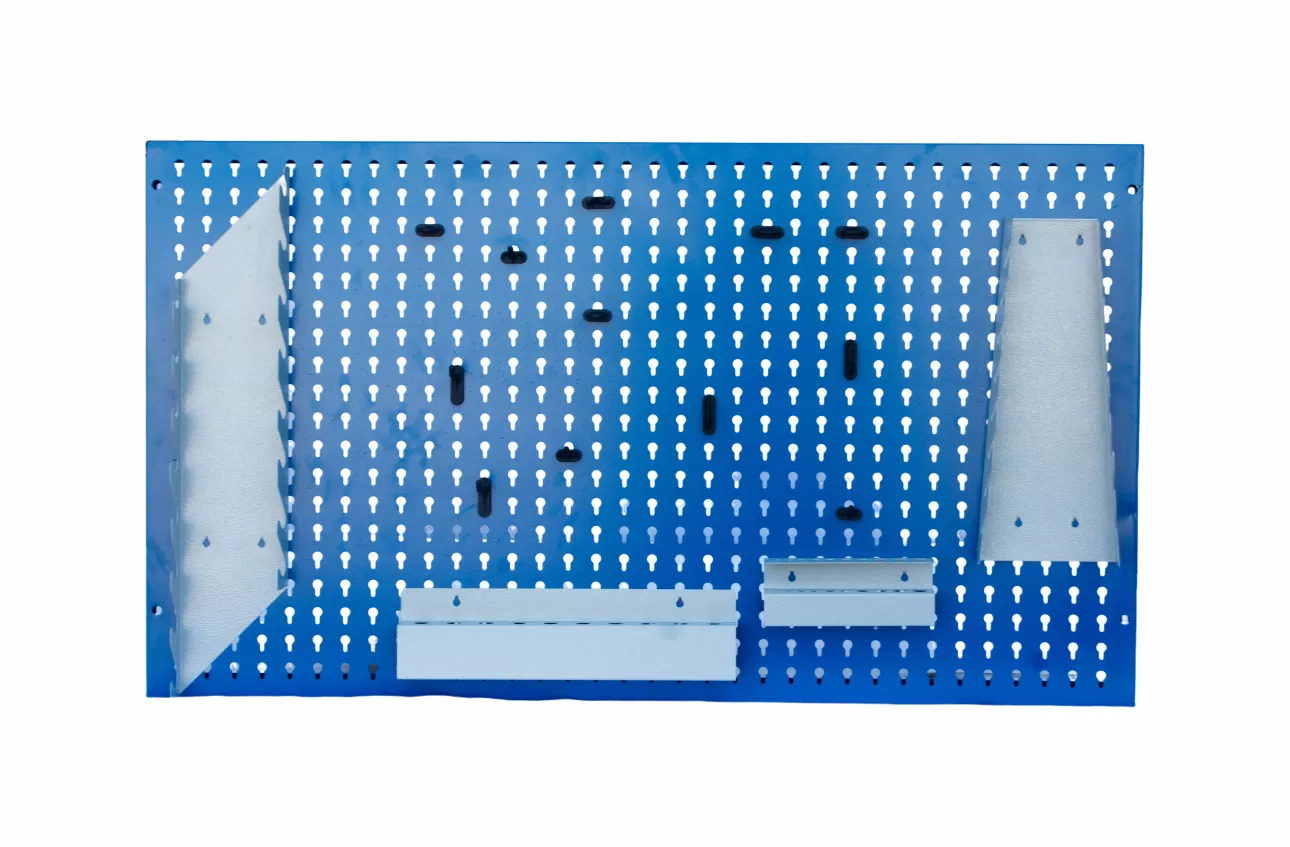 Painel de parede para ferramenta + kit metal e kit plástico